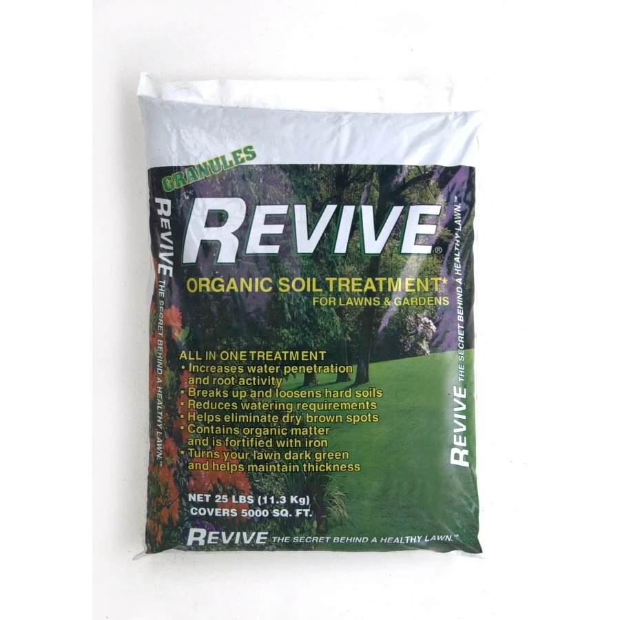 REVIVE Organic Soil Treatment Soil & Soil Amendments Granules 25-lb Improves Soil Structure 1 REVIVE Organic Soil Treatment Soil & Soil Amendments Granules 25-lb Improves Soil Structure
