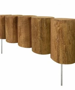 Greenes 1.25-ft Brown Wood Landscape Edging Section