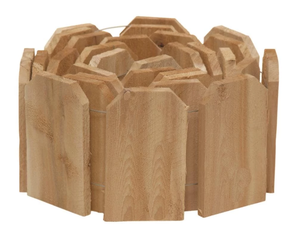 Greenes 10-ft Cedar Wood Landscape Edging Roll 1 Greenes 10-ft Cedar Wood Landscape Edging Roll