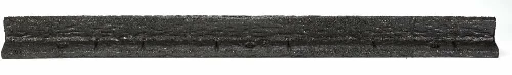 Rubberific 4-ft Black Rubber Landscape Edging Section 1 Rubberific 4-ft Black Rubber Landscape Edging Section