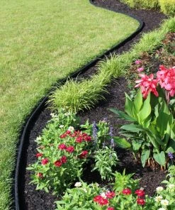 Rubberific 4-ft Black Rubber Landscape Edging Section 14 Rubberific 4-ft Black Rubber Landscape Edging Section -Landscaping Online Outlet 03604466