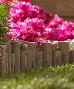 Greenes 3-ft Brown Wood Landscape Edging Section 10 Greenes 3-ft Brown Wood Landscape Edging Section -Landscaping Online Outlet 03837746