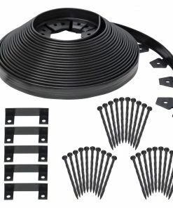 EasyFlex 100-ft Black Plastic Landscape Edging Roll