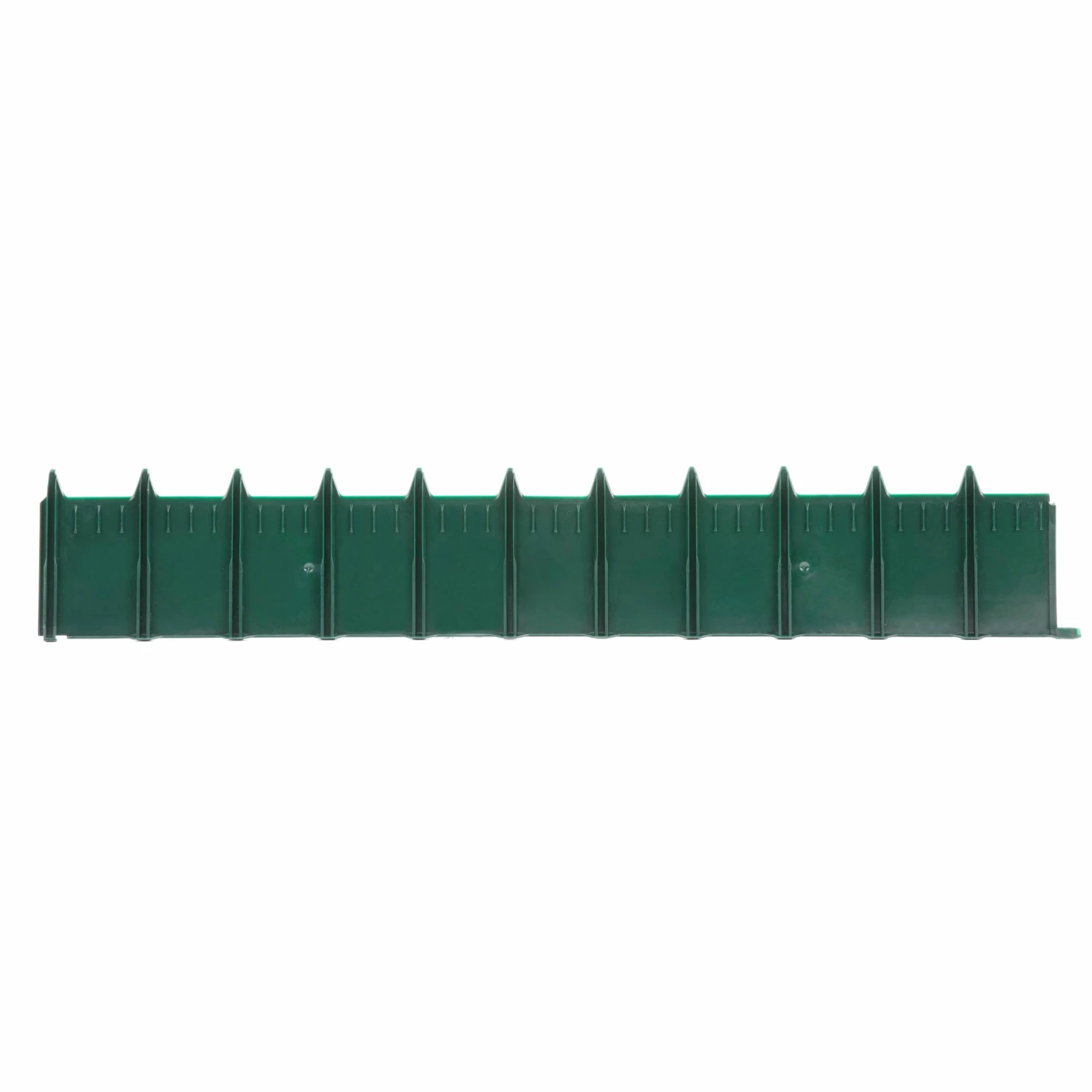 Greenscapes 3-ft Green Plastic Landscape Edging Section 1 Greenscapes 3-ft Green Plastic Landscape Edging Section