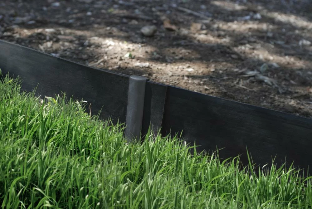 EasyFlex Pound-In Landshark 20-ft Black Plastic Landscape Edging Roll 5 EasyFlex Pound-In Landshark 20-ft Black Plastic Landscape Edging Roll - Image 5