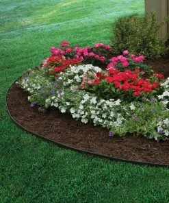 EasyFlex 20-ft Black Plastic Landscape Edging Roll 10 EasyFlex 20-ft Black Plastic Landscape Edging Roll -Landscaping Online Outlet 09549153