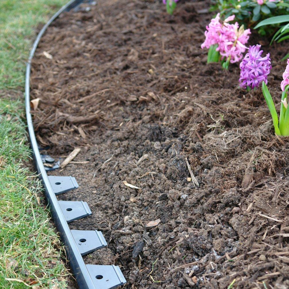 EasyFlex 20-ft Black Plastic Landscape Edging Roll 6 EasyFlex 20-ft Black Plastic Landscape Edging Roll - Image 6
