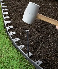 EasyFlex 20-ft Black Plastic Landscape Edging Roll 12 EasyFlex 20-ft Black Plastic Landscape Edging Roll -Landscaping Online Outlet 09549155