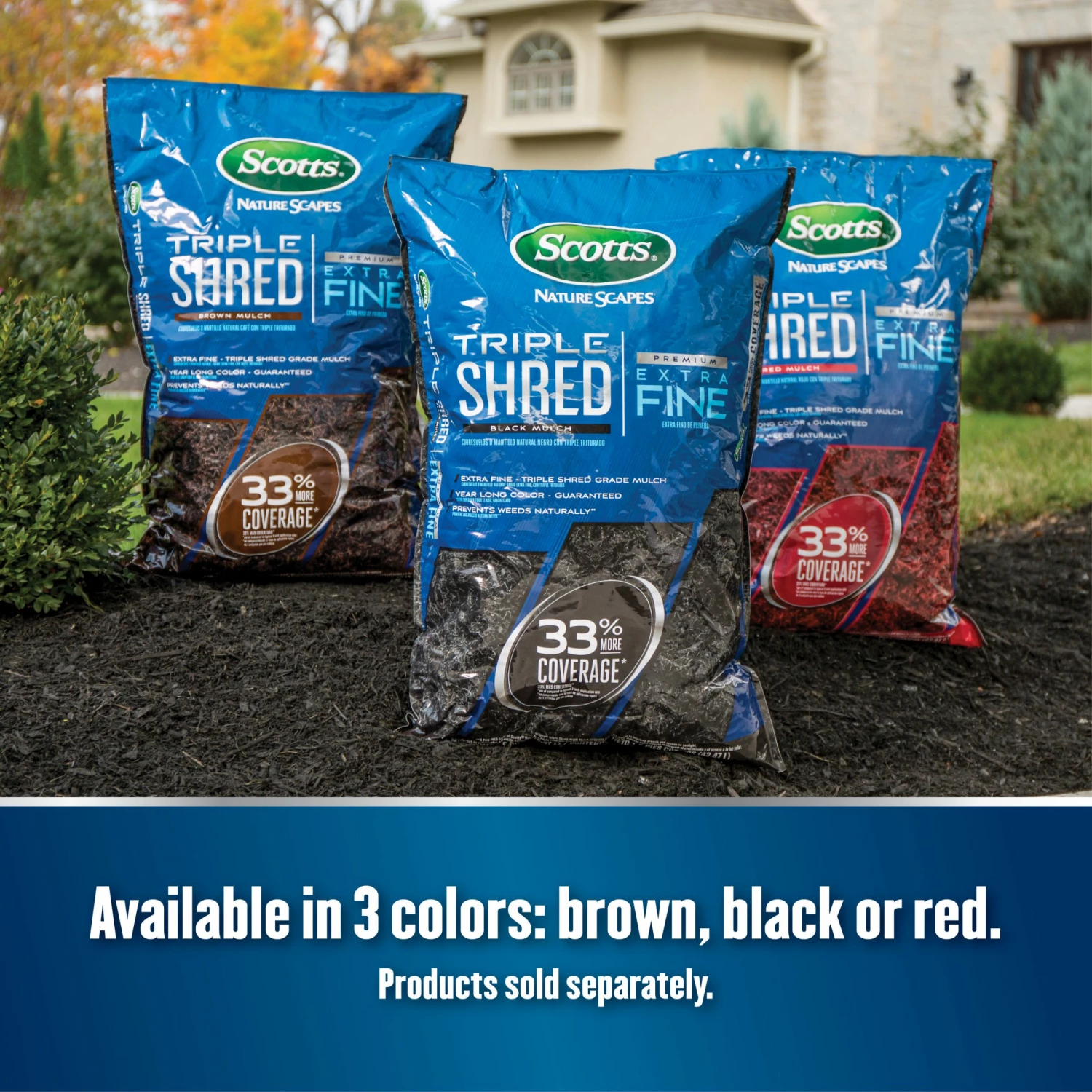 Scotts Nature Scapes Triple Shred 1.5-cu ft Red Mulch 5 Scotts Nature Scapes Triple Shred 1.5-cu ft Red Mulch - Image 5