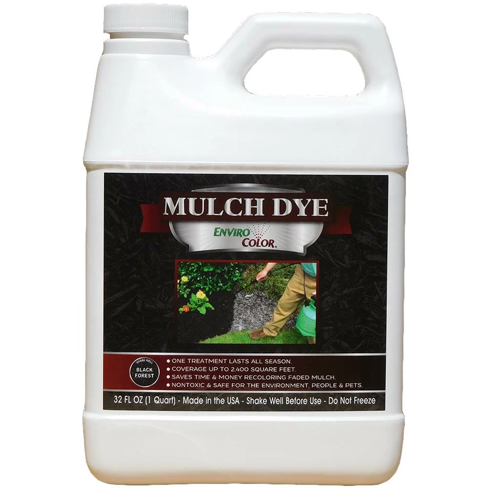 EnviroColor Black Mulch Dye Concentrated 1 EnviroColor Black Mulch Dye Concentrated