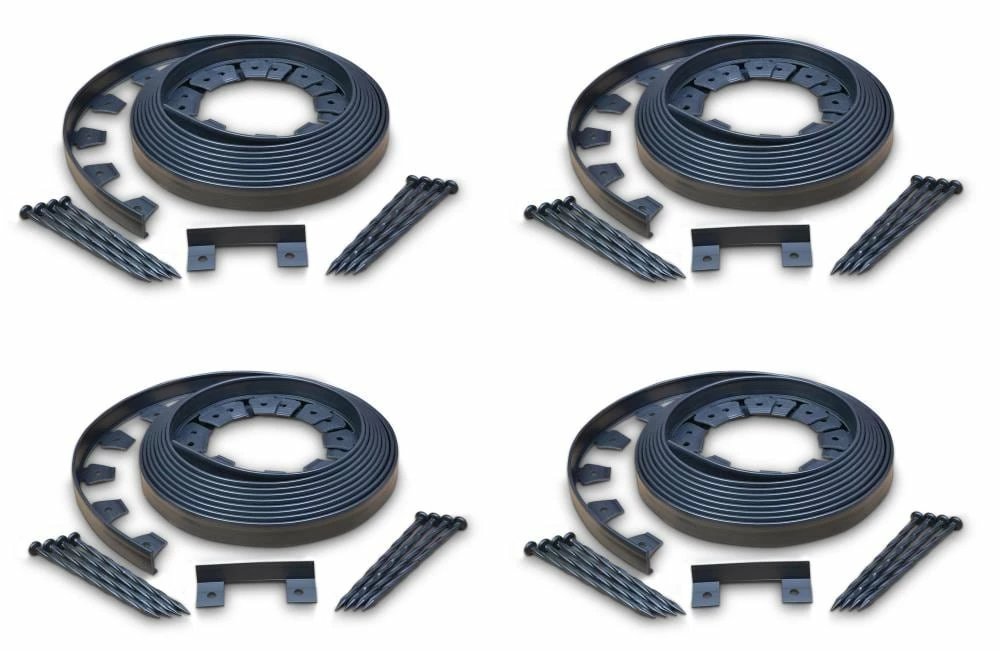 EasyFlex 120-ft Black Plastic Landscape Edging Roll 1 EasyFlex 120-ft Black Plastic Landscape Edging Roll