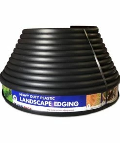 Expert Edge Professional-Grade 60-ft Black Plastic Landscape Edging Roll