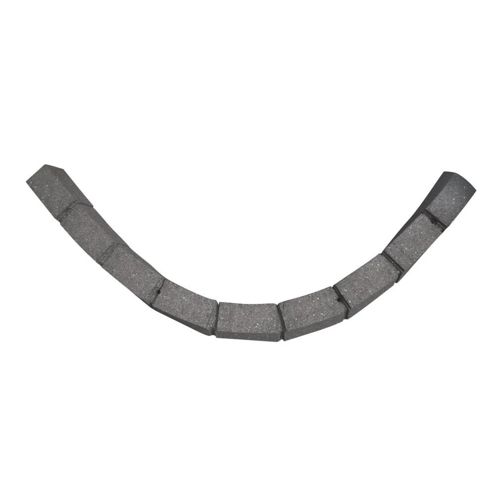 Multy Home Castle Stone Garden Border 4-ft Grey Rubber Landscape Edging Section 2 Multy Home Castle Stone Garden Border 4-ft Grey Rubber Landscape Edging Section - Image 2