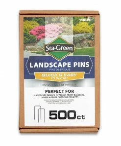 Sta-Green Landscape Fabric & Stakes 500-Pack 4-in Landscape Stakes