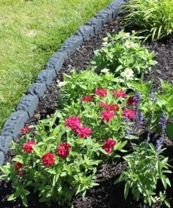 Rubberific 4-ft Gray Rubber Landscape Edging Section 17 Rubberific 4-ft Gray Rubber Landscape Edging Section -Landscaping Online Outlet 15926914