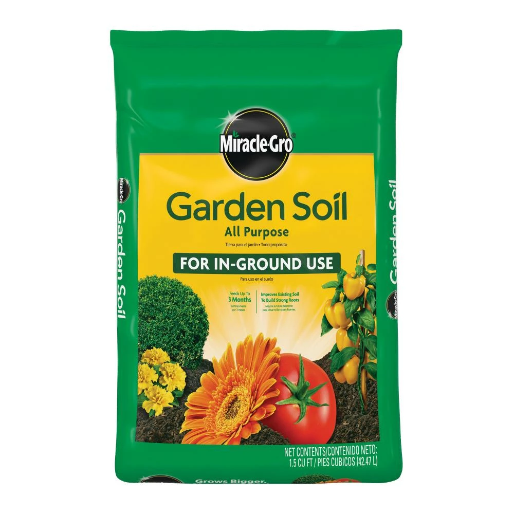 Miracle-Gro Soil & Soil Amendments 1.5-cu ft Garden Soil 1 Miracle-Gro Soil & Soil Amendments 1.5-cu ft Garden Soil