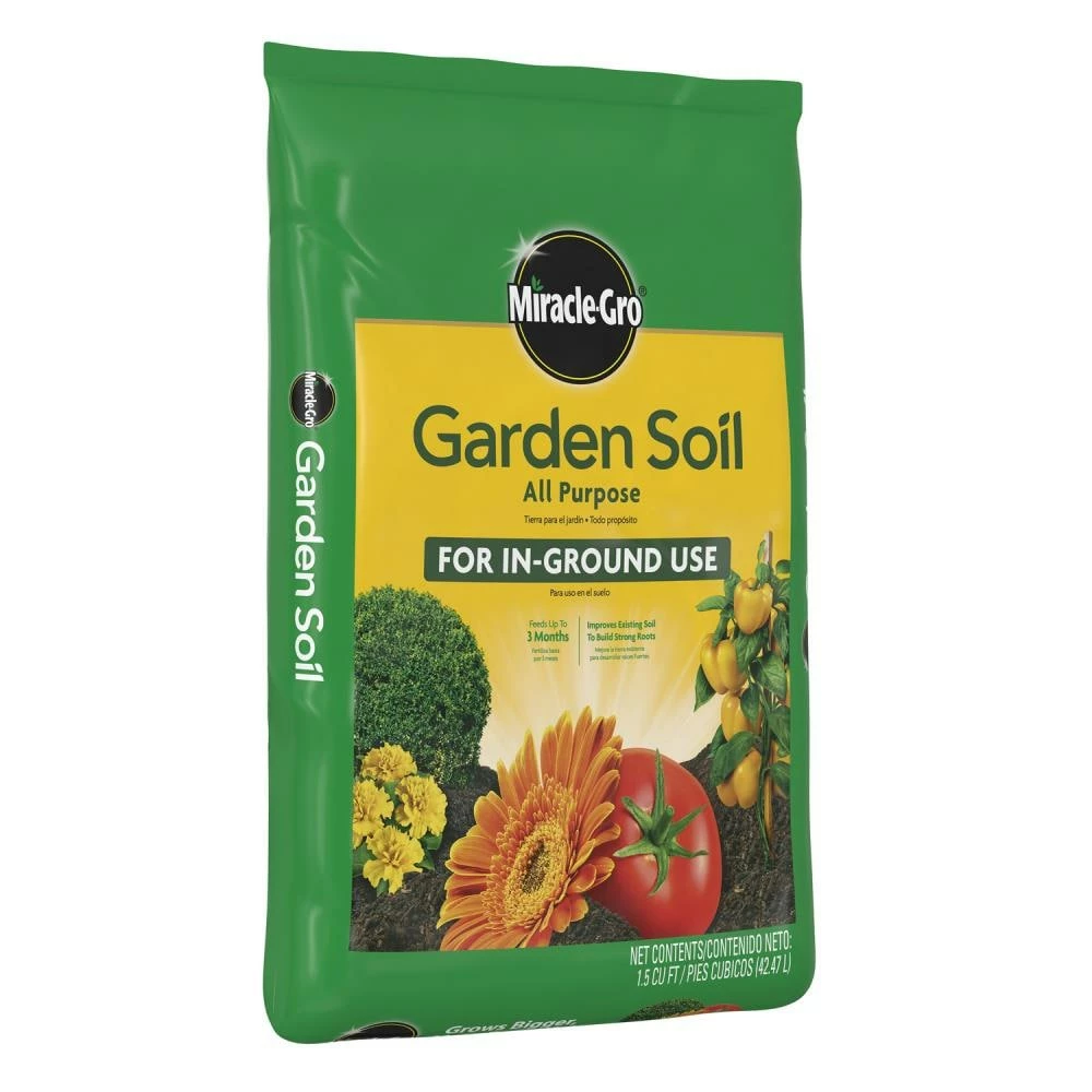 Miracle-Gro Soil & Soil Amendments 1.5-cu ft Garden Soil 2 Miracle-Gro Soil & Soil Amendments 1.5-cu ft Garden Soil - Image 2