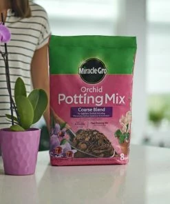 Miracle-Gro Soil & Soil Amendments Orchid 8-Quart Potting Soil Mix 11 Miracle-Gro Soil & Soil Amendments Orchid 8-Quart Potting Soil Mix -Landscaping Online Outlet 16804202