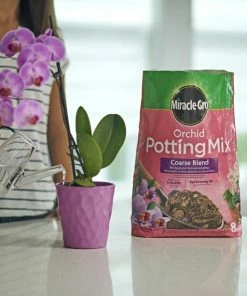 Miracle-Gro Soil & Soil Amendments Orchid 8-Quart Potting Soil Mix 15 Miracle-Gro Soil & Soil Amendments Orchid 8-Quart Potting Soil Mix -Landscaping Online Outlet 16804204