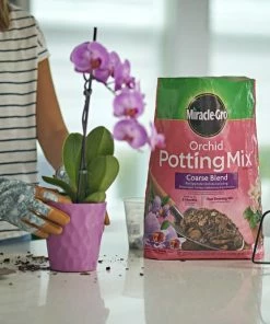 Miracle-Gro Soil & Soil Amendments Orchid 8-Quart Potting Soil Mix 14 Miracle-Gro Soil & Soil Amendments Orchid 8-Quart Potting Soil Mix -Landscaping Online Outlet 16804205