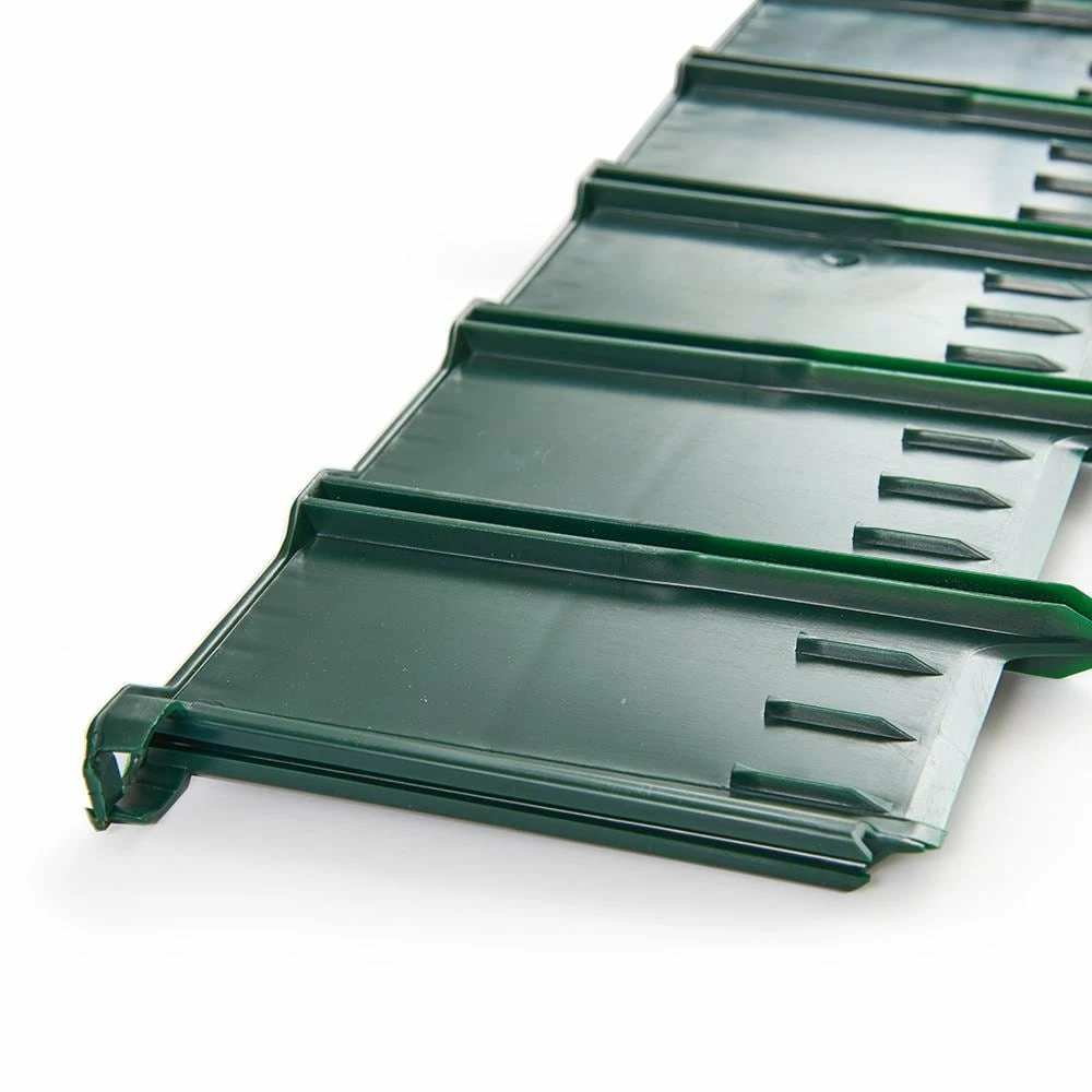 Greenscapes 3-ft Green Plastic Landscape Edging Section 4 Greenscapes 3-ft Green Plastic Landscape Edging Section - Image 4