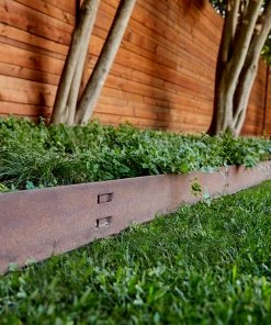COL-MET 4-ft Brown Powder Coat Steel Landscape Edging Section 5 COL-MET 4-ft Brown Powder Coat Steel Landscape Edging Section -Landscaping Online Outlet 17762762