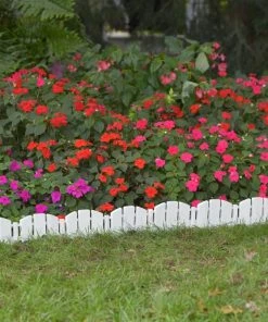 EasyFlex 8-Pack 10-ft White Plastic Landscape Edging Bundle 7 EasyFlex 8-Pack 10-ft White Plastic Landscape Edging Bundle -Landscaping Online Outlet 40457083