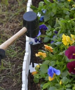 EasyFlex 8-Pack 10-ft White Plastic Landscape Edging Bundle 9 EasyFlex 8-Pack 10-ft White Plastic Landscape Edging Bundle -Landscaping Online Outlet 40457084