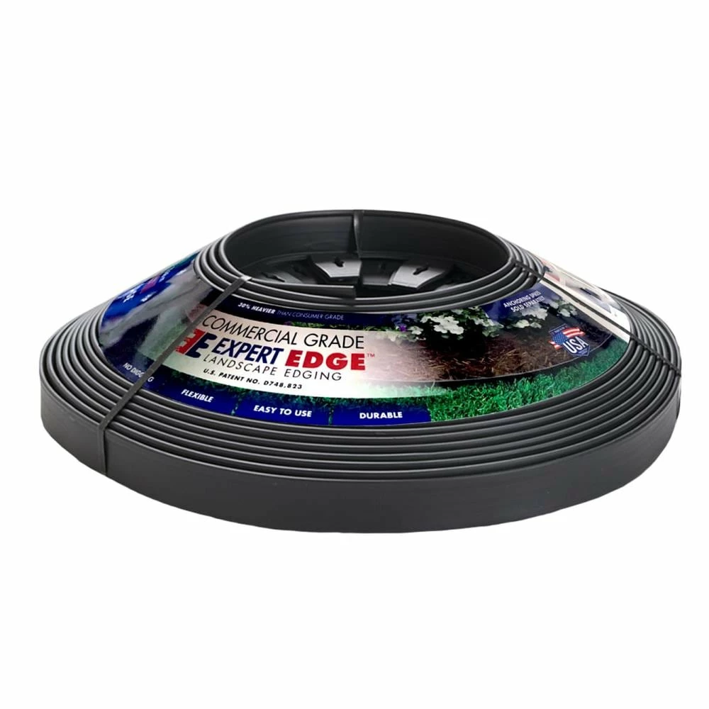 EasyFlex Heavy Duty No-Dig Landscape Edging Kit Black Landscape edging roll 1 EasyFlex Heavy Duty No-Dig Landscape Edging Kit Black Landscape edging roll
