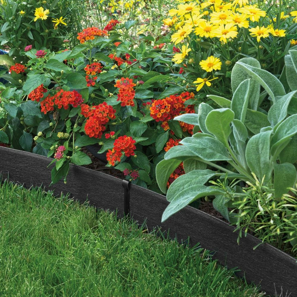 Suncast Dig-In 20 ft. Flexscape Black Edging 20-ft Black Plastic Landscape Edging Roll 2 Suncast Dig-In 20 ft. Flexscape Black Edging 20-ft Black Plastic Landscape Edging Roll - Image 2