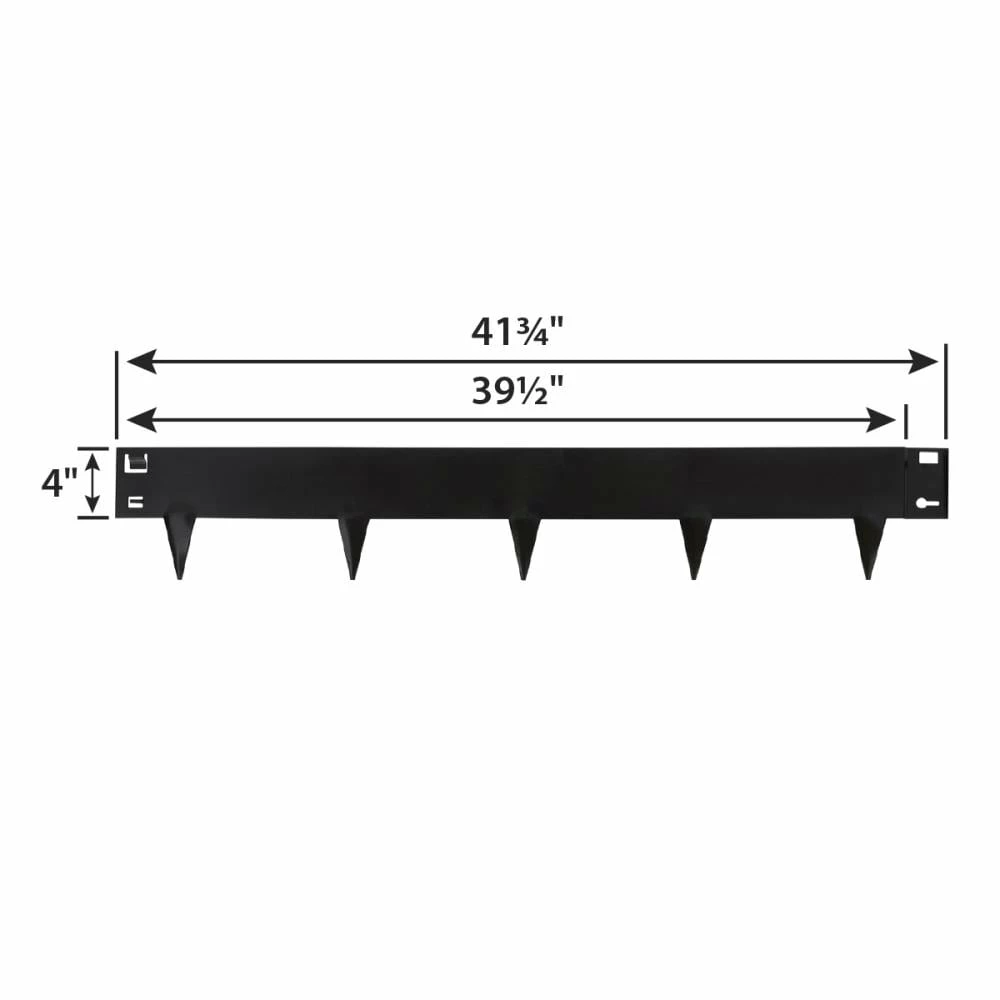 IRONRIDGE 5-Pack Black Landscape edging section 2 IRONRIDGE 5-Pack Black Landscape edging section - Image 2