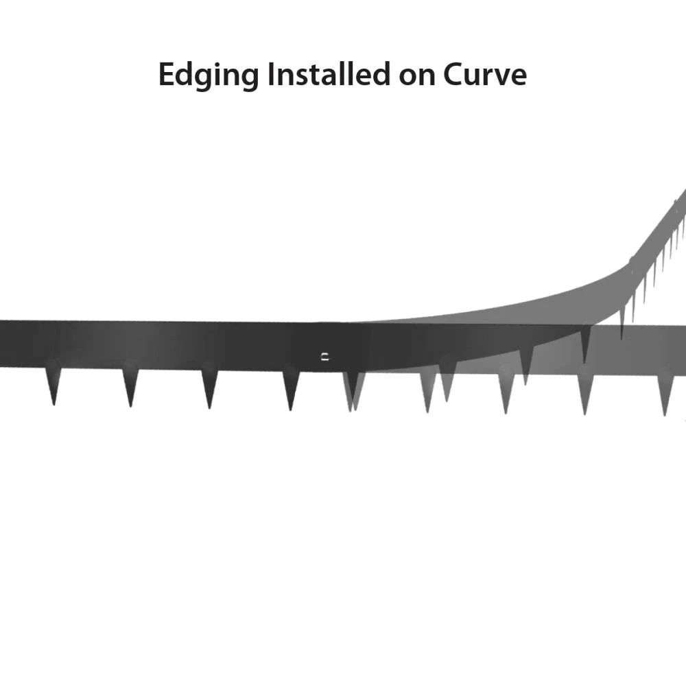 IRONRIDGE 5-Pack Black Landscape edging section 4 IRONRIDGE 5-Pack Black Landscape edging section - Image 4