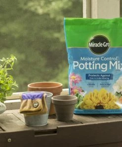 Miracle-Gro Soil & Soil Amendments Moisture Control 50-Quart Potting Soil Mix 11 Miracle-Gro Soil & Soil Amendments Moisture Control 50-Quart Potting Soil Mix -Landscaping Online Outlet 42708412