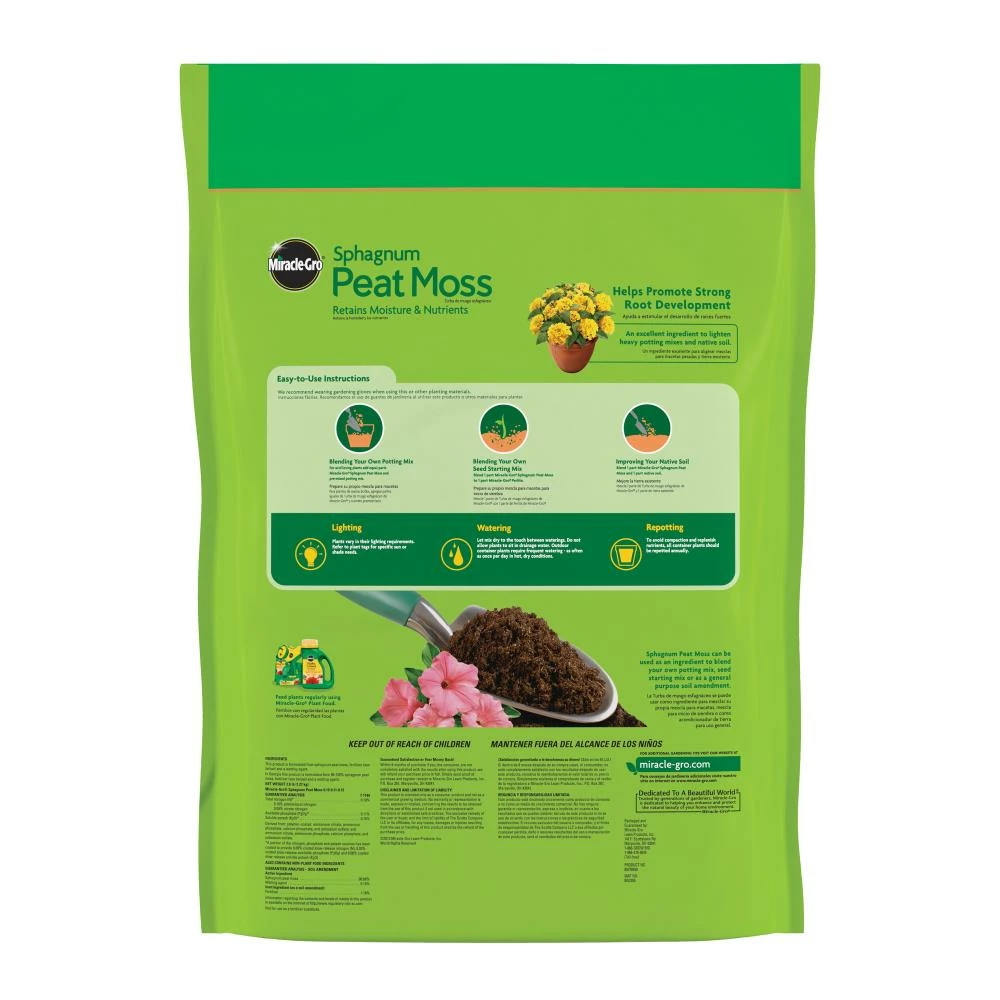 Miracle-Gro Soil & Soil Amendments Moisture Control Peat Moss Moisture Control 7 Miracle-Gro Soil & Soil Amendments Moisture Control Peat Moss Moisture Control - Image 7