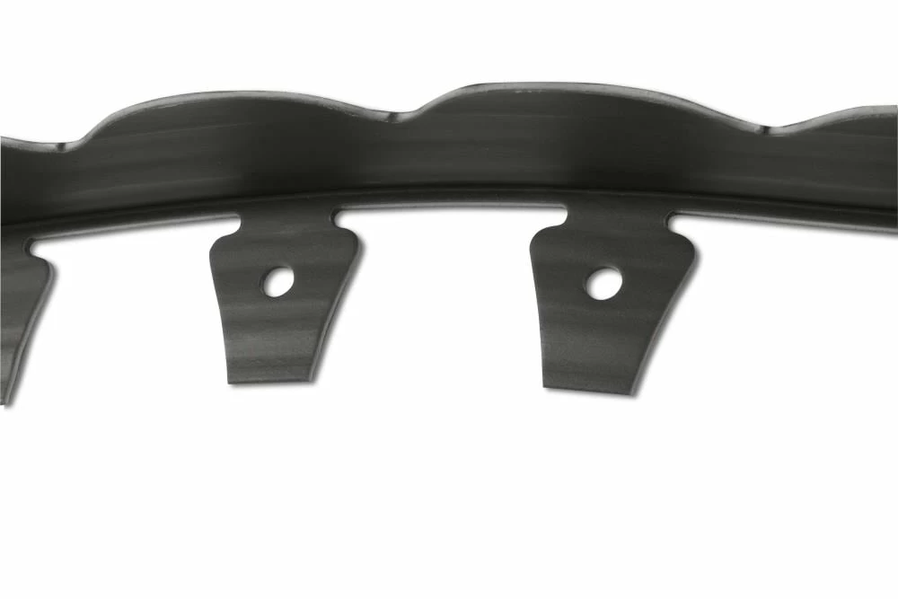 EasyFlex 2.5 in. x 20 ft. Scallop Black Woodgrain No-Dig Edging Kit 2 EasyFlex 2.5 in. x 20 ft. Scallop Black Woodgrain No-Dig Edging Kit - Image 2