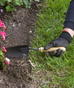 EasyFlex 2.5 in. x 20 ft. Scallop Black Woodgrain No-Dig Edging Kit 13 EasyFlex 2.5 in. x 20 ft. Scallop Black Woodgrain No-Dig Edging Kit -Landscaping Online Outlet 43438446