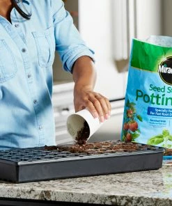 Miracle-Gro Soil & Soil Amendments Seed Starting Potting Mix 2-Pack 8-Quart Potting Soil Mix 7 Miracle-Gro Soil & Soil Amendments Seed Starting Potting Mix 2-Pack 8-Quart Potting Soil Mix -Landscaping Online Outlet 44003951